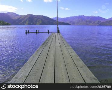 Lake and pier