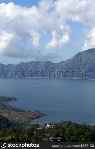 Lake and Vulcano Gunung Batur, Bali