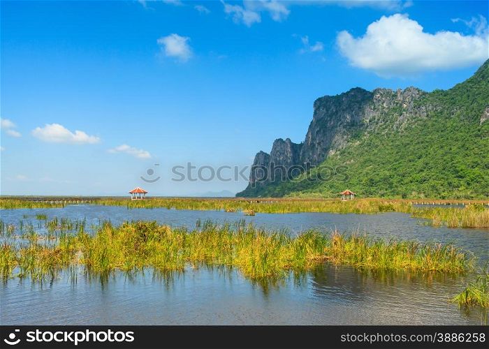lake at Sam Roi Yod National Park, Prachuap Khiri Khan, Thailand