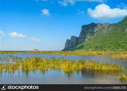 lake at Sam Roi Yod National Park, Prachuap Khiri Khan, Thailand