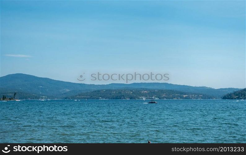 Lake Coeur d&rsquo;Alene scenes and resort in idaho