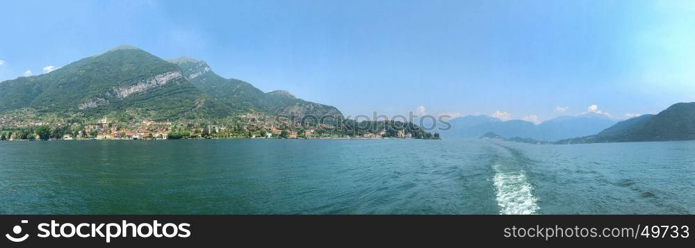Lake Como Italy nature landscape water panorama
