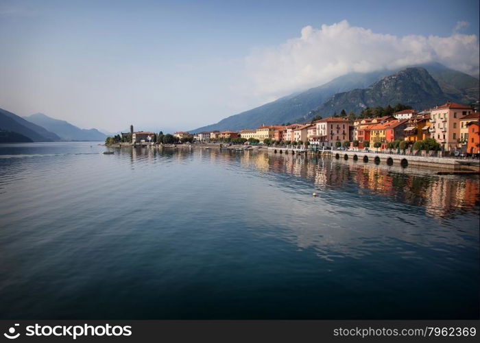 Lake Como Photography: View of Gravedona in Summer