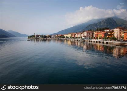 Lake Como Photography: View of Gravedona in Summer