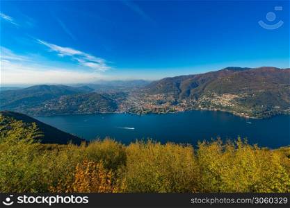 Lake Como view from top