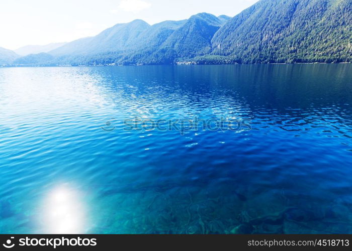 Lake Crescent at Olympic National Park, Washington, USA