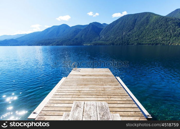 Lake Crescent at Olympic National Park, Washington, USA