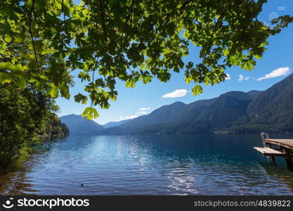 Lake Crescent at Olympic National Park, Washington, USA