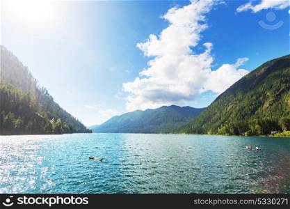 Lake Crescent at Olympic National Park, Washington, USA