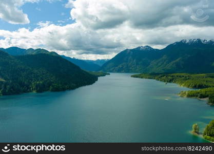 lake cushman in june