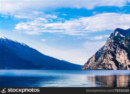 Lake Garda. Lago di Garda, largest Italian lake,North Italy