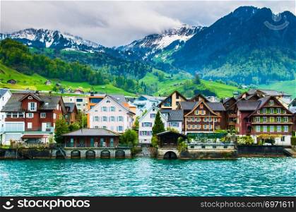 Lake house at Beckenried - Vitznau, Lucerne lake, Switzerland