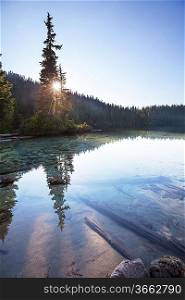 lake in mt. Baker Recreation Area,USA