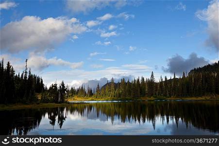 lake in North Cascade National Park,USA