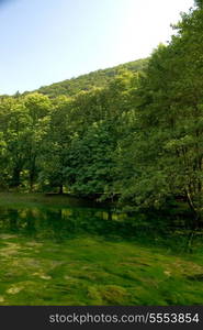 lake in pure, nature