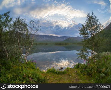 Lake in the mountains