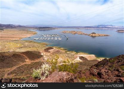 Lake Mead Recreation Area in Nevada and Arizona USA