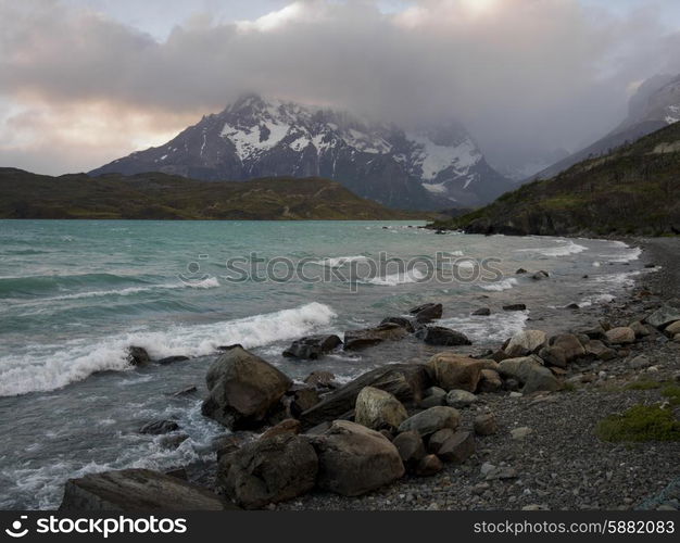 Lake Pehoe, Torres del Paine National Park, Patagonia, Chile