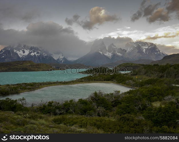 Lake Pehoe, Torres del Paine National Park, Patagonia, Chile