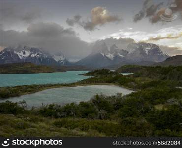 Lake Pehoe, Torres del Paine National Park, Patagonia, Chile