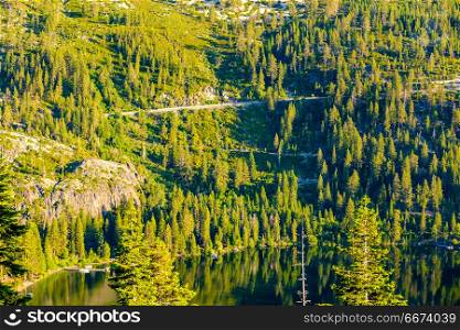 Lake Tahoe landscape - California, USA. Lake Tahoe landscape in California, USA