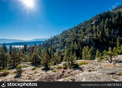 Lake Tahoe landscape - California, USA. Lake Tahoe landscape in California, USA