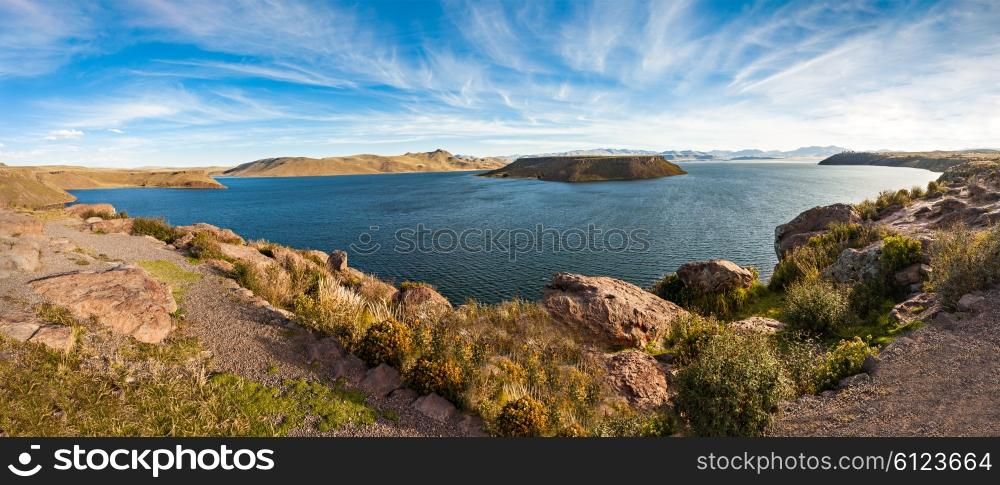 Lake Umayo is a lake in the Puno Region of Peru