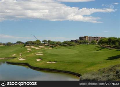 Lakeside golf hole, Scottsdale, Arizona