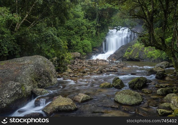 Lakkom waterfall, Idukki district of Kerala, India.. Lakkom waterfall, Idukki district of Kerala, India