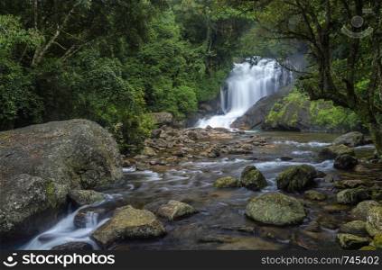 Lakkom waterfall, Idukki district of Kerala, India.. Lakkom waterfall, Idukki district of Kerala, India