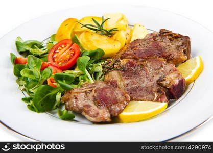 lamb with vegetables