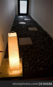 lamp in corridor