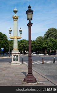 Lamps in Paris France