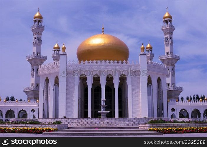 Landmark of a famous historic golden mosque