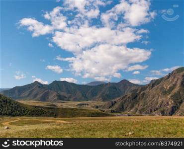 landscape Altai mountains a Siberia, Russia. The landscape Altai mountains a Siberia Russia.