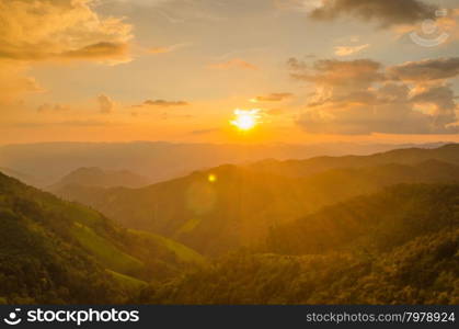 landscape at sunset,sunrise