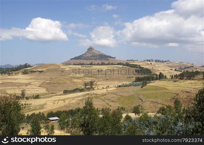 Landscape close to Gondar, Ethiopia, Africa
