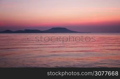 Landscape from lake Balaton of Hungary