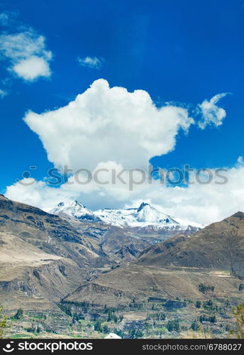 landscape in Andes. Peru.