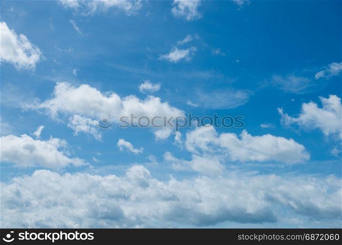 landscape of cloud and blue sky