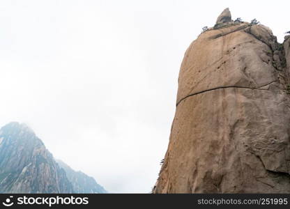 landscape of Huangshan mountain (Yellow mountain), Anhui, China