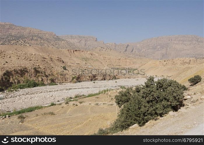Landscape of Lorestan Province, Iran, Asia