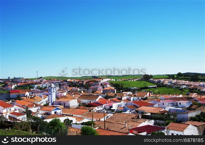 landscape of Messejana village,Alentejo,Portugal