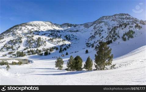 landscape of mountains in Andorra