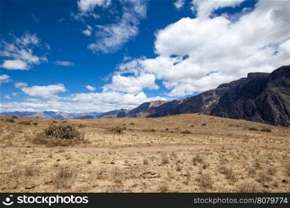 landscape of Peru
