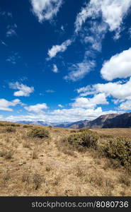 landscape of Peru