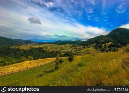 Landscape of Rhodope mountain, Bulgaria