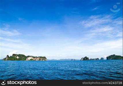 landscape of tropical island Thailand