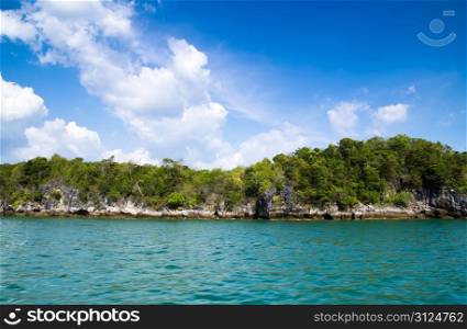 landscape of tropical island Thsiland