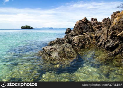 landscape of tropical sea